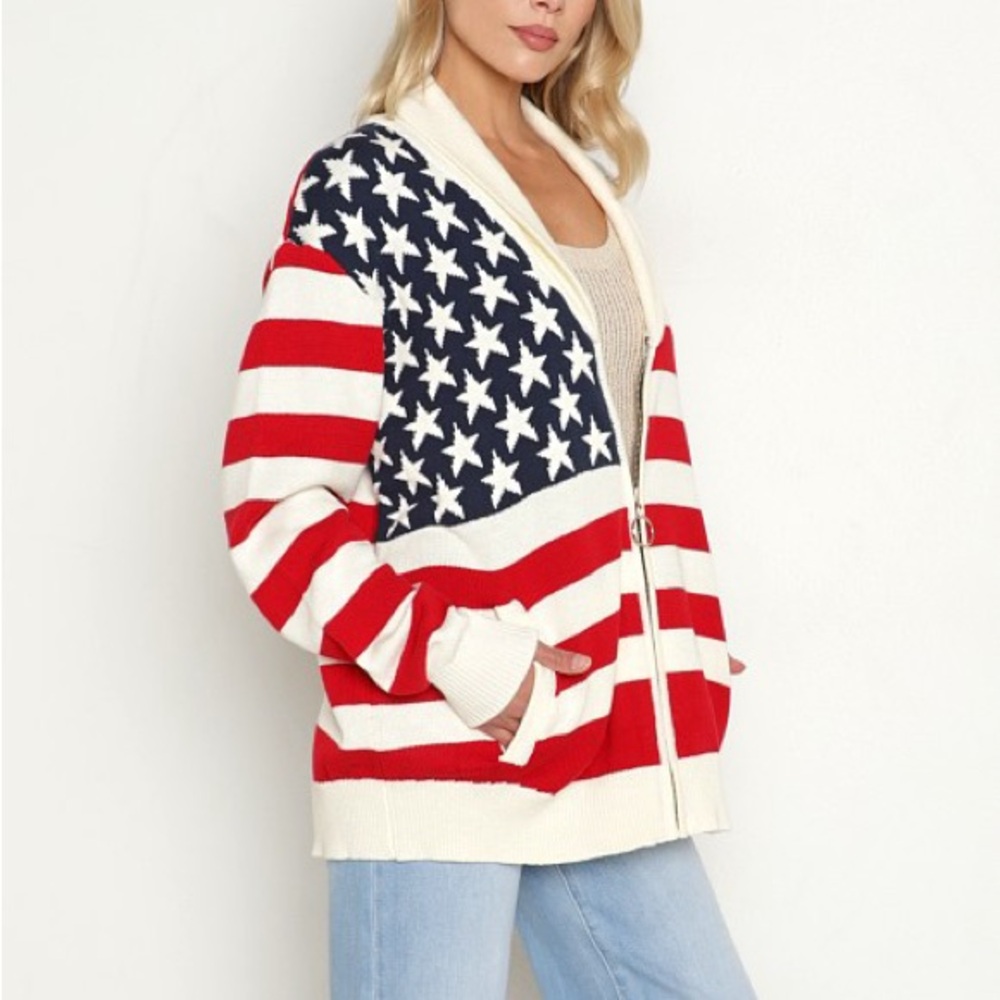 Show Me Your MuMu Zippy Cardigan American Knit